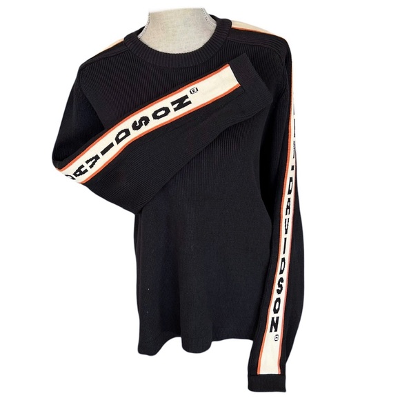 Vintage Harley Davidson Crew Neck Sweater Knit Pullover...